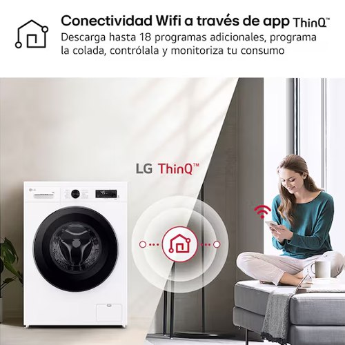 LAVADORA LG F4X1009NWK CR 9KG 1400RPM A